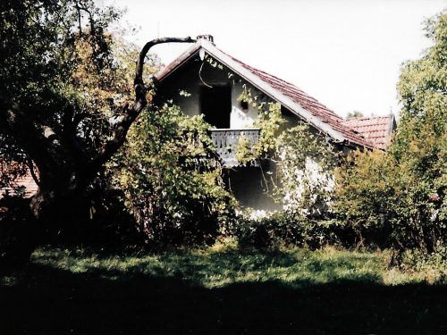 Altes, verfallendes Bauernhaus in den 90er Jahren, Hechenberg, Burghausen
