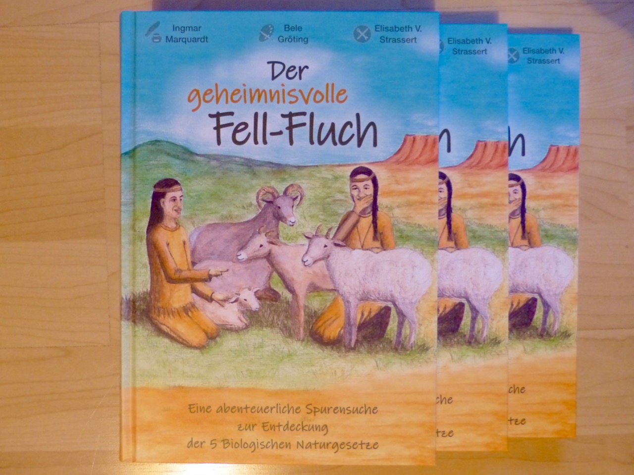 Vorderseite des Buchs "Der geheimnisvolle Fell-Fluch" von Ingmar Marquardt, Bele Gröting, Elisabeth V. Strassert